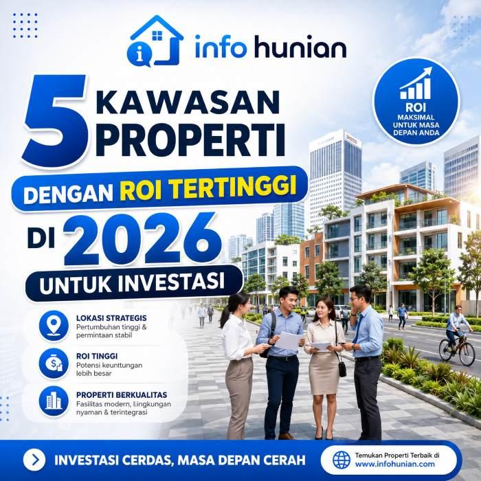 5 Kawasan Properti dengan ROI Tertinggi di 2026 untuk Investasi